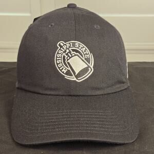 Adidas Mississippi State Black Strap-back Adult Size Hat